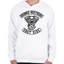 PRINTFASHION DHE - Gyerek kapucnis pulóver - Fehér gyerek pulóver, kardigán