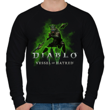 PRINTFASHION Diablo 4 - Férfi pulóver - Fekete férfi pulóver, kardigán