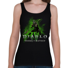 PRINTFASHION Diablo 4 - Női atléta - Fekete női trikó