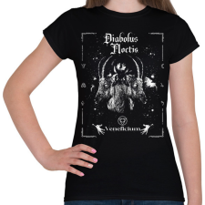 PRINTFASHION Diabolus Noctis - Okkult Design - Női póló - Fekete női póló