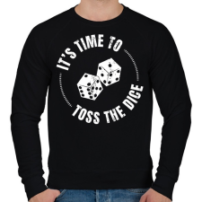 PRINTFASHION Dice baby - Férfi pulóver - Fekete férfi pulóver, kardigán