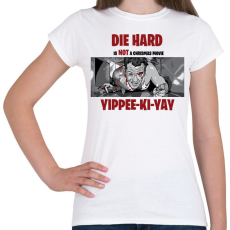PRINTFASHION Die Hard - Női póló - Fehér