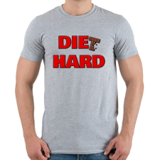 PRINTFASHION DIET HARD - Férfi póló - Sport szürke férfi póló