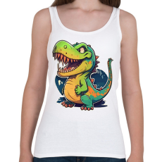 PRINTFASHION dino - Női atléta - Fehér