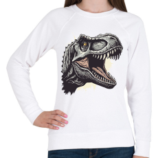 PRINTFASHION Dino - Női pulóver - Fehér