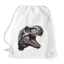PRINTFASHION Dino - Sportzsák, Tornazsák - Fehér tornazsák