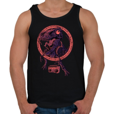 PRINTFASHION Dinó tánc - Férfi atléta - Fekete