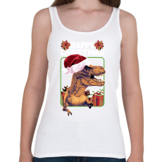 PRINTFASHION Dínós Karácsony - Női atléta - Fehér