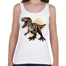 PRINTFASHION Dinoszaurusz  - Női atléta - Fehér