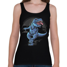 PRINTFASHION Dinoszaurusz  - Női atléta - Fekete