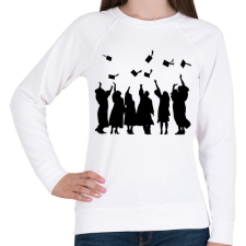 PRINTFASHION Diplomaosztó - Női pulóver - Fehér női pulóver, kardigán