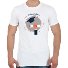 PRINTFASHION Diplomás lettem! - Férfi póló - Fehér férfi póló