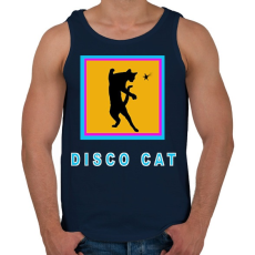 PRINTFASHION DISCO CAT - Férfi atléta - Sötétkék