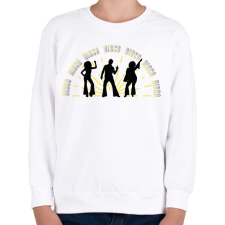 PRINTFASHION Disco tánc - Gyerek pulóver - Fehér gyerek pulóver, kardigán