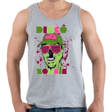 PRINTFASHION Disco Zombie - Férfi atléta - Sport szürke