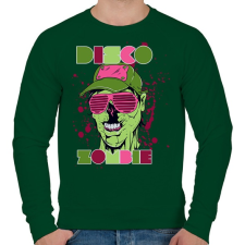PRINTFASHION Disco Zombie - Férfi pulóver - Sötétzöld férfi pulóver, kardigán
