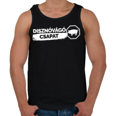 PRINTFASHION Disznóvágás csapat - Férfi atléta - Fekete