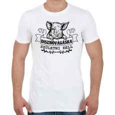 PRINTFASHION Disznóvágásra születni kell - Férfi póló - Fehér