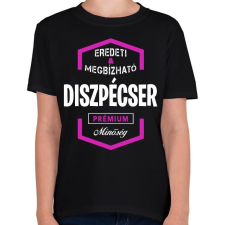 PRINTFASHION Diszpécser prémium minőség - Gyerek póló - Fekete gyerek póló