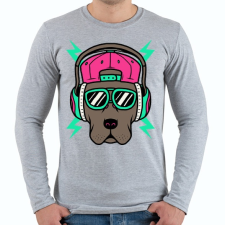 PRINTFASHION Divatkutya - Férfi hosszú ujjú póló - Sport szürke férfi póló