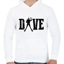 PRINTFASHION Dive - Búvár - Férfi kapucnis pulóver - Fehér férfi pulóver, kardigán