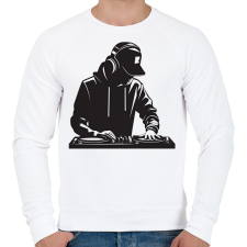 PRINTFASHION dj - Férfi pulóver - Fehér férfi pulóver, kardigán