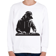 PRINTFASHION dj - Gyerek pulóver - Fehér