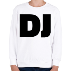 PRINTFASHION Dj - Gyerek pulóver - Fehér