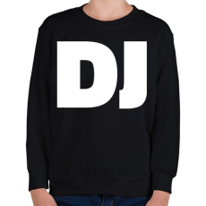 PRINTFASHION Dj - Gyerek pulóver - Fekete
