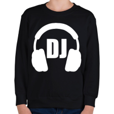 PRINTFASHION Dj - Gyerek pulóver - Fekete gyerek pulóver, kardigán