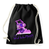 PRINTFASHION Dj LLama - Sportzsák, Tornazsák - Fekete