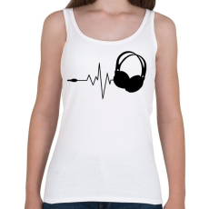 PRINTFASHION DJ love - Női atléta - Fehér