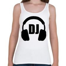 PRINTFASHION Dj - Női atléta - Fehér női trikó