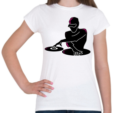 PRINTFASHION Dj - Női póló - Fehér női póló