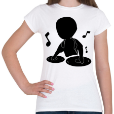 PRINTFASHION dj - Női póló - Fehér női póló