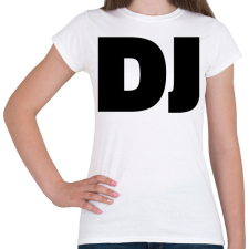 PRINTFASHION Dj - Női póló - Fehér női póló