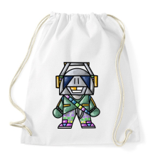 PRINTFASHION Dj Yonder - Fortnite - Sportzsák, Tornazsák - Fehér tornazsák