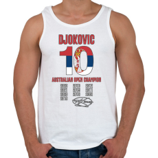 PRINTFASHION Djokovic - Australian Open - Férfi atléta - Fehér
