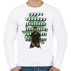 PRINTFASHION DO IT  - Férfi pulóver - Fehér