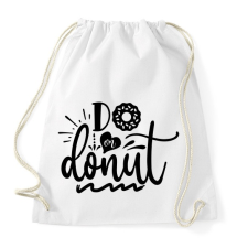 PRINTFASHION Do or Donut - Sportzsák, Tornazsák - Fehér tornazsák