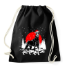 PRINTFASHION Dobermann karácsony - Sportzsák, Tornazsák - Fekete