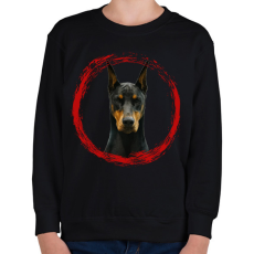 PRINTFASHION dobi kutyus - férfi - Gyerek pulóver - Fekete