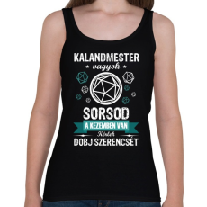 PRINTFASHION Dobj szerencsét! - Női atléta - Fekete