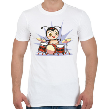 PRINTFASHION Dobos katica - Férfi póló - Fehér férfi póló