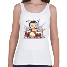 PRINTFASHION Dobos katica - Női atléta - Fehér