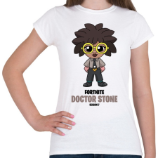 PRINTFASHION Doctor Stone - Fortnite Season 7 - Női póló - Fehér női póló