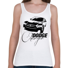 PRINTFASHION Dodge Charger  - Női atléta - Fehér