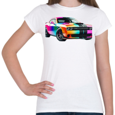 PRINTFASHION Dodge  - Női póló - Fehér női póló