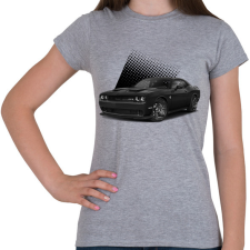 PRINTFASHION dodge - Női póló - Sport szürke női póló