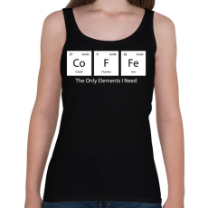 PRINTFASHION DoFFe - The Only Elements I Need - Női atléta - Fekete